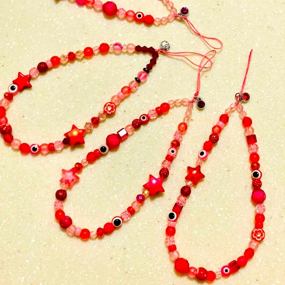 Phone String!! ❤️💕 Red Theme! - Picture 1 of 11